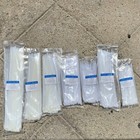 100 - 1000 Pcs 8  To 18  Usa Industrial White Wire Cable Zip Uv Nylon Ties Wraps