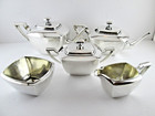 Whiting Sterling Silver Tea Set 5pc With Waste Bowl  9161-5