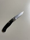 Custom Made Sl Stone Lakeside Az Folding Knife Linen Scales Stainless Steel Nice