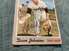 Dave Johnson Signed  Vg  1970 Topps Card   45  Atlanta Braves 2b  Free Postage  