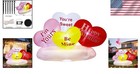 Led Valentine Inflatable Hearts Cloud Decor