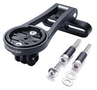 Bike Stem Mount out Front Bicycle Computer Combo Mount For Garmin Edge Black-v