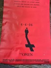 The Omen  2006  Original Movie Poster From The Movie Theater - Double Sided     