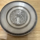 Zinn Pewter Plate Lot - Germany - Zinn Becker - Zinn Gegosen - Three Included