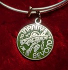 Alex And Ani Disney Silver Tone Bracelets Set  5 