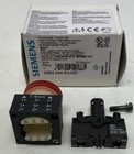 Siemens 3sb3244-6aa20 Red Led Pilot Light Indicator 24v Ac dc 22mm