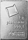 1 Gram Platinum 999 5 Fineness  valcambi 