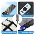 Solar Street Lights Led Motion Sensor Flood Light  Dusk To Dawn Outdoor Lighting