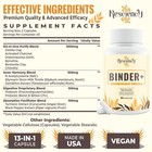 Resciency Detox Binder Supplement     Activated 90 Count  pack Of 1   White