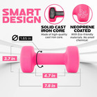Neoprene Coated Dumbbell Hand Weight Sets Of 2 - Multiple Weight Options With 15