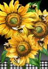 Briarwood Lane Buzzing Sunflowers Garden Flag