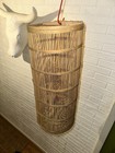 Vintage Bamboo Reed Basket Eel Trap Wabi Sabi