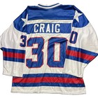 Jim Craig Signed Team Usa Ice Hockey Jersey  1980 Gold  1980 Olympics