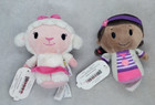 Hallmark Itty Bittys Disney Junior Doc Mcstuffins Lambie Pair Two Nwt Plush 4 