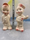 Vintage M  Dep  1950s Rubber Squeak Toy  Lot 2 Bambino Kid Sailor Kewpie Italy