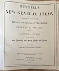 Vtg Antique 1878 Mitchell s New General Atlas Map World County Augustus 