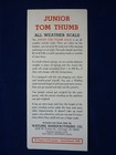 Watling Coin Operated Penny Scale 1965 Advertising Flyer Tom Thumb Junior