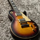  59 Vintage Bourbon Burst Standard Nitro Relic Lp Electric Guitar Chambered Aged