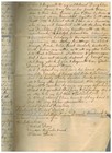 1760 Antique Handwritten Will Document Sudsbury Ma D woodward Boardman Danforth