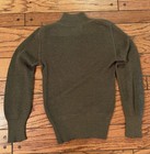 Wwii Type 5 Button Sweater High Neck Us Gi Wool Knit