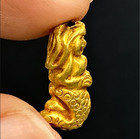 Vintage Gold Fish Animals Figures Beads From Pyu Period South East Asia