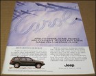 1997 Jeep Grand Cherokee Print Ad 1996 Automobile Advertisement Benson   Hedges