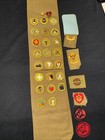 1940s Bsa Boy Scouts Merit Badge Sash With Badges  San Mateo County Council