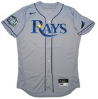 Nike Tampa Bay Rays Nathaniel Lowe Mlb Jersey Game Worn 2020 World Series Xl 48