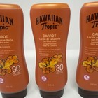 Hawaiian Tropic Carrot Spf30 Sunscreen Lotion 240 Mll - Exp 11 24 -  3 Pack 
