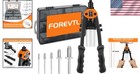Ergonomic 13  Rivet Gun Kit  210 Blind Rivets   Tool-free Interchangeable Heads