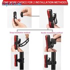 Led Bicycle Tail Light Usb Rechargeable Bike Rear Safety Flashing Lamp Mtb Road