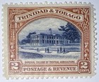 Travelstamps  Trinidad   Tobago Stamps Sc  35 Mint  Og  Nh  2 Cent  12 Perf