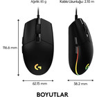 Logitech G102 Lightsync  910005790  Wired Gaming Mouse