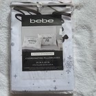 Bebe 2-pack Standard Pillowcases 20x30 White gray Snowflake Polyester Zip