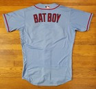 St Louis Cardinals 2022 Bat Boy Game Used Worn Issued Road Jersey Mlb Cert