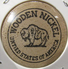 Vintage Salem Coin Club Salem  Va Wooden Nickel - Token Virginia