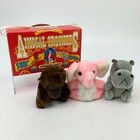 Vintage Animal Crockers Gorilla Elephant Hippo Plush Stuffed Animals 1978