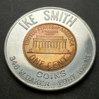 1959-d Encased Lincoln Cent Lucky Penny  Ike Smith Coins  Fort Wayne