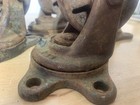 Antique Payson Cast Iron Swivel Casters Industrial Wheels With Grease Fittings