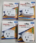 4-pack Powtech Surge Protector Outlet Wall Plug Single Outlet Voltage Protection