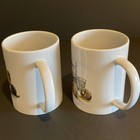 Depicted 2 Farm Tractors Coffee Mug   Set Of 2  15 Oz Cricut Custom Mug Brand 