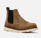 Brunt Men s The Ohman  soft Toe   Round Toe  Brown  6  Slip-on Work Boot