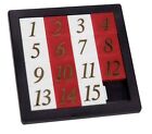 Fifteen 15 Puzzle Number Slide Tile Brain Teaser Classic Iq Test Toy Game