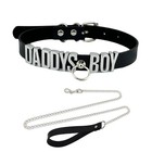 Collar Bdsm Gift Pu Leather Custom Choker Necklace Punk Diy Chocker Party N7