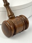 Vintage Wooden Judge Gavel Auctioneer 10in Legal Lawyer Gifts Collectibles 