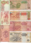 Angola  Lot Of 6  All Different Notes  Rare Collection  Mixed Condition 