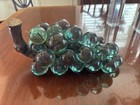 Mcm Vintage Jumbo Large Lucite Grapes On Driftwood Cluster 12  Green