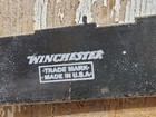 Rare Vintage Winchester Porcelain Sign Old Firearms Ammunition Rifle Gun Diecut