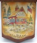 Vtg 1990 Wooden Wall Mount Mailbox Letter Box Front Door Sugar Tree Ridge Ohio