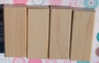Stampin    Up  Unused Blank Wood Blocks  3    Long X 1 1 4    Wide  Set Of 4 Nos